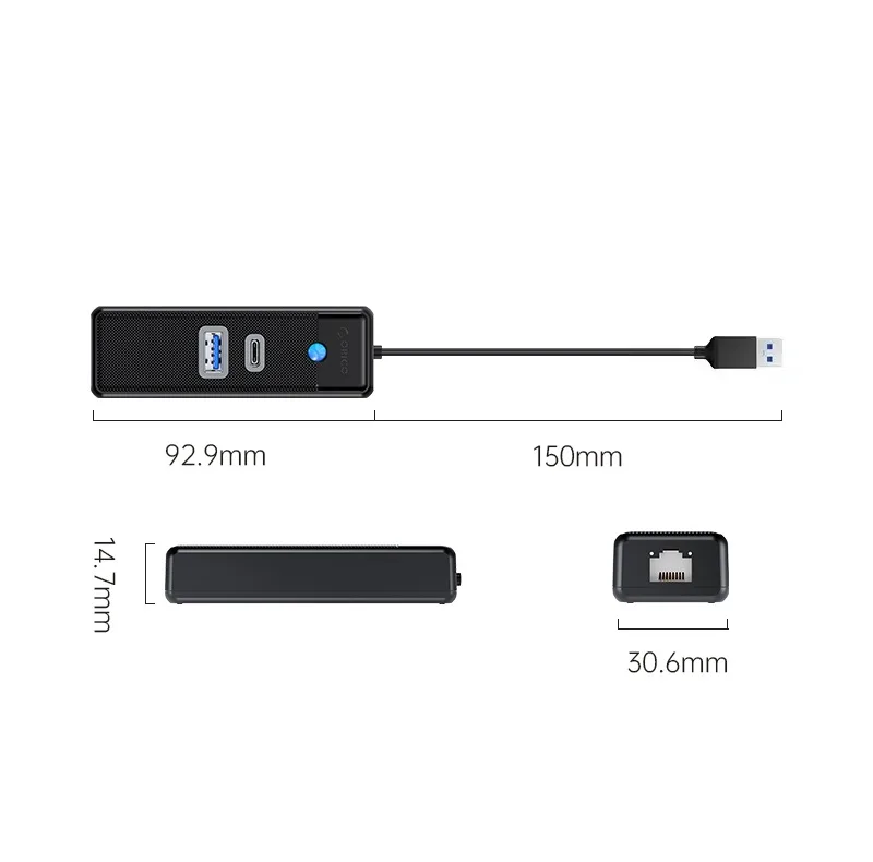 هاب USB3.0 سه پورت اوریکو مدل PWCUR-U3
