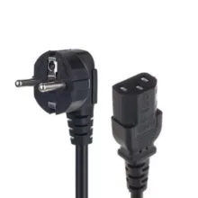 کابل برق سه پین منبع تغذیه کامپیوتر مدل TUR 16A power طول 1.5 متر