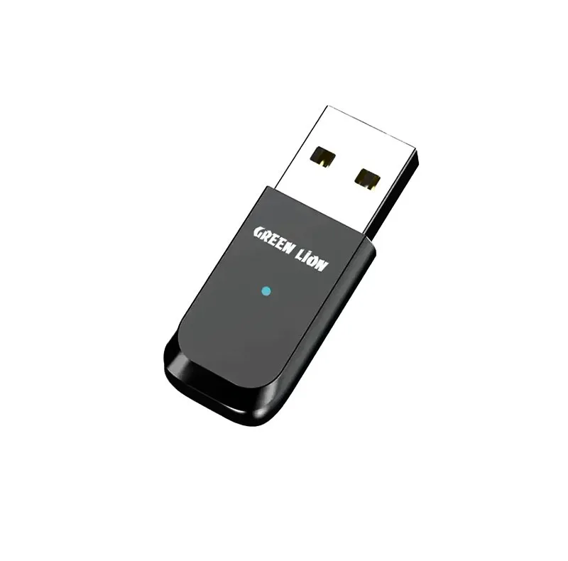 مبدل بلوتوثی گرین لاین مدل  Green Lion Zinc Alloy Shell Bluetooth Adapter GNBLTADAPBK