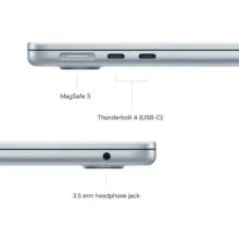 لپ تاپ 13.6 اینچی اپل مدل MacBook Air MDHH4 2026 LLA-M5-16GB RAM-512GB SSD