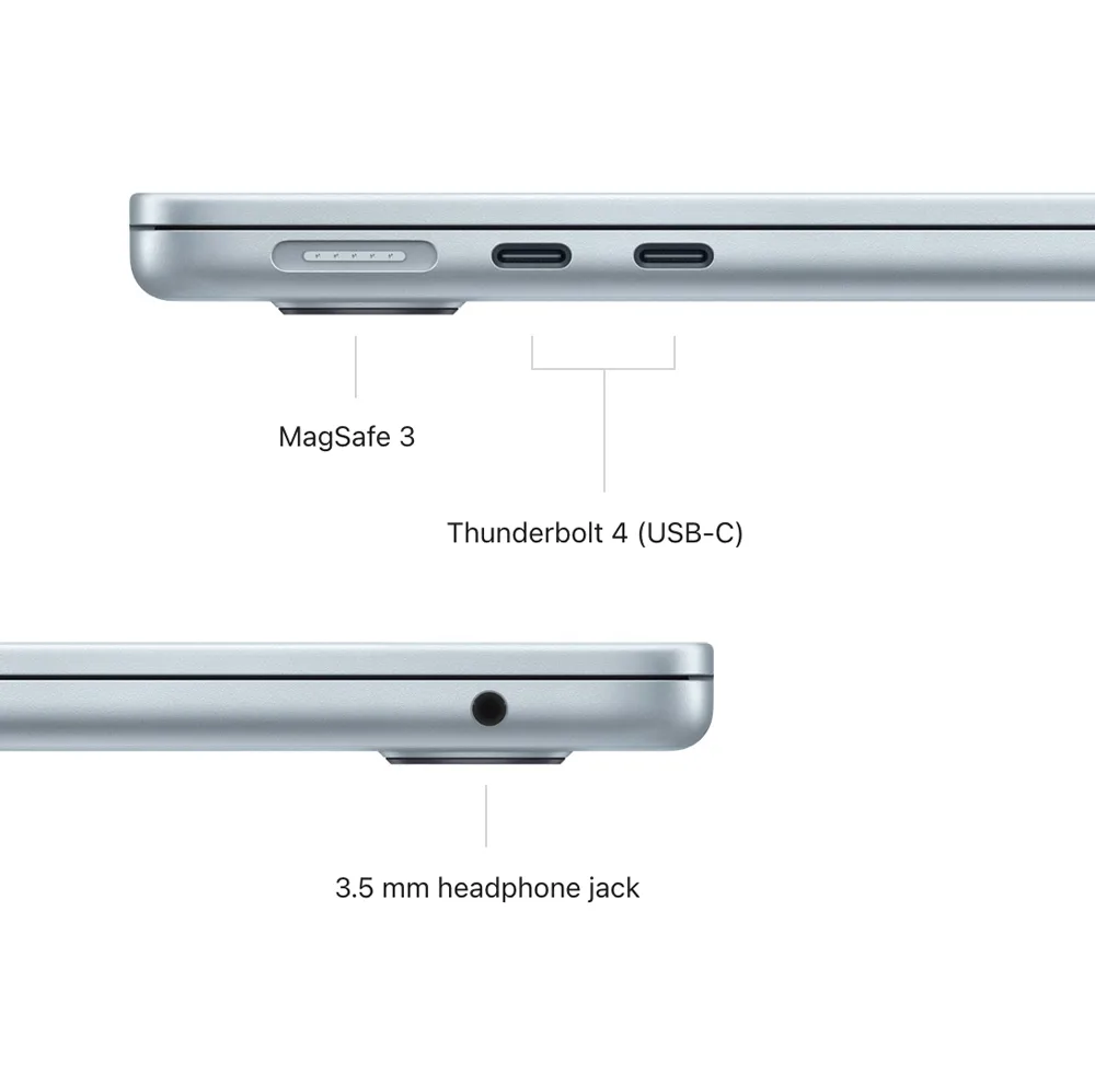 لپ تاپ 13.6 اینچی اپل مدل MacBook Air MDHH4 2026 LLA-M5-16GB RAM-512GB SSD