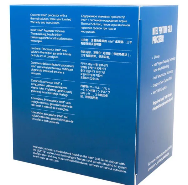 خنک کننده پردازنده اینتل مدل G5420