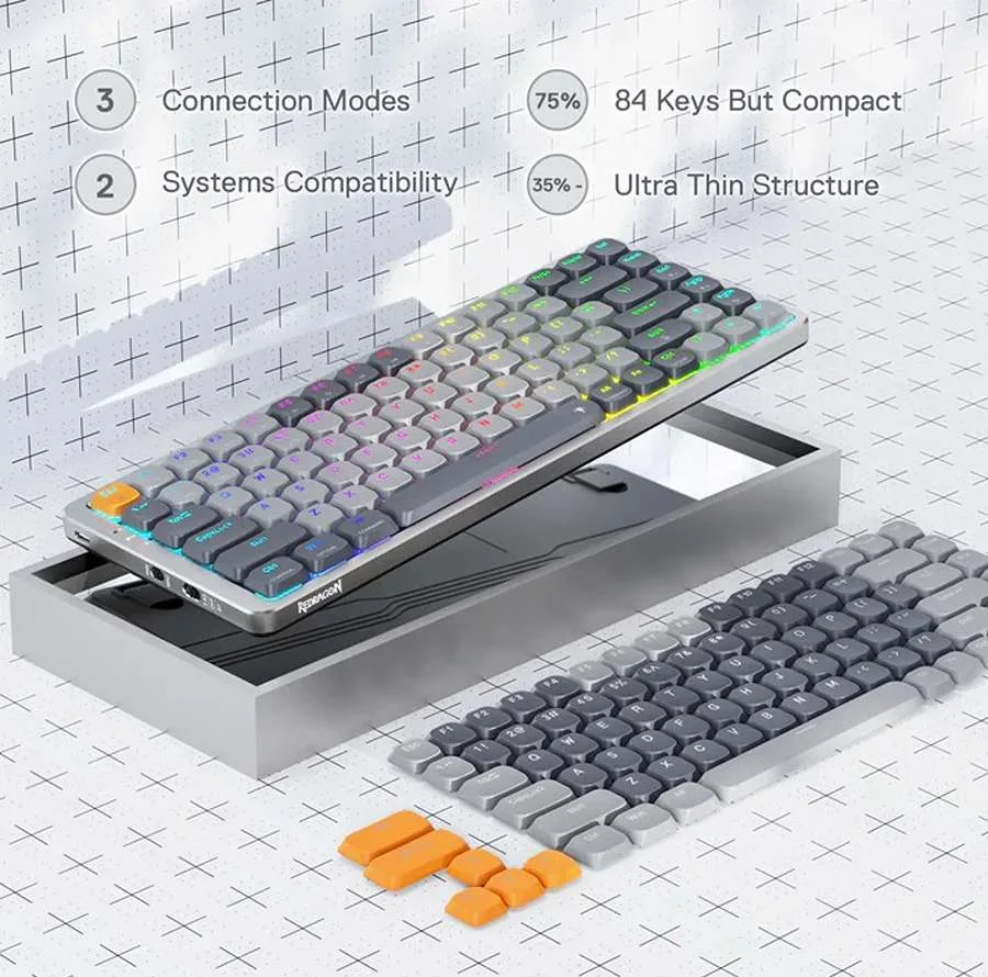 کیبورد ردراگون مدل Azure K652 PRO RGB