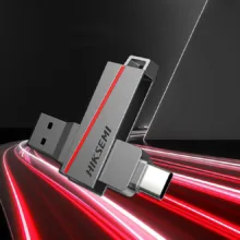 فلش مموری هایک سمی مدل DUAL SLIM E307C ظرفیت 128 گیگابایت با رابط USB 3.2