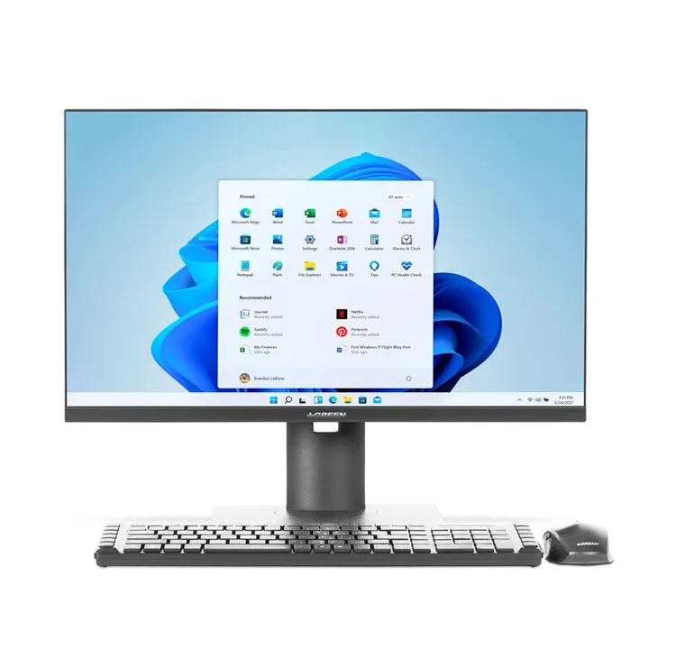 کامپیوتر همه کاره 23.8 گرین مدل ALL IN ONE GREEN GT624-i38S با پردازنده Core i3 12100 رم 8 گیگابایت از نوع DDR4 حافظه داخلی 512 گیگابایت SSD کارت گرافیک UHD Graphics (integrated) نمایشگر از نوع VA
