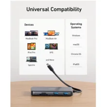 هاب 8 پورت USB-C انکر مدل PowerExpand 8-in-1 A8383