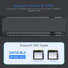 قاب هارد دیسک لنشن مدل SSD M.2 NVMe کد C9Elite-GRY