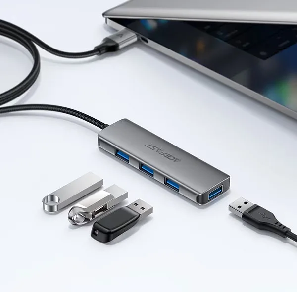 هاب 4 پورت USB 3.0 ایس فست مدل J17