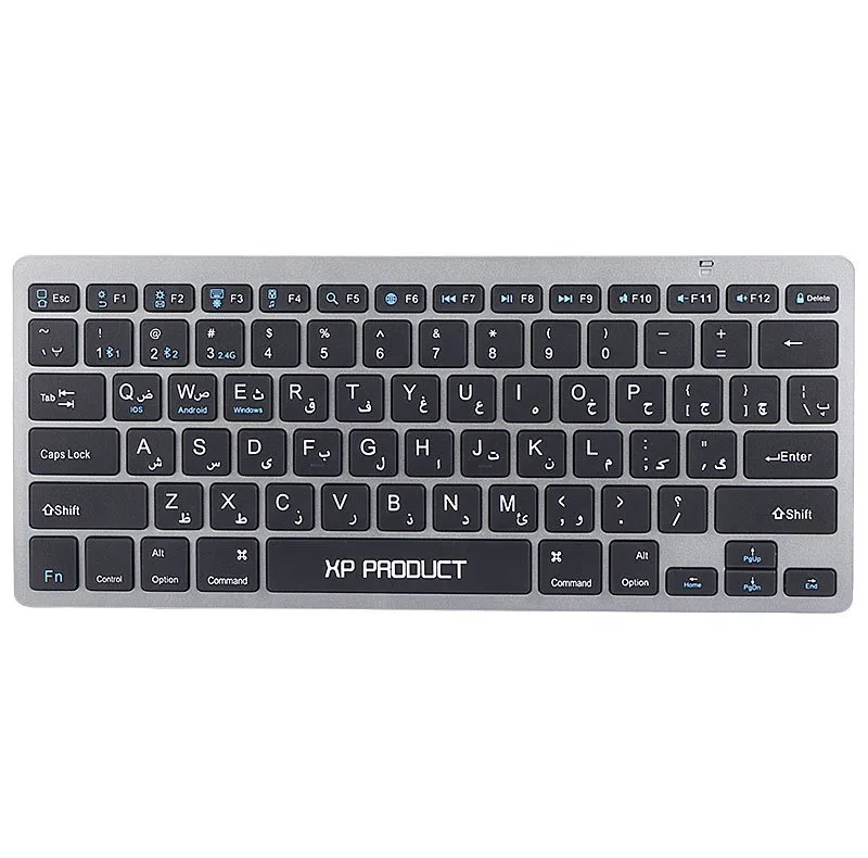 کیبورد بی سیم ایکس پی-پروداکت مدل XP-4600K، سوییچ ممبران، Tenkeyless