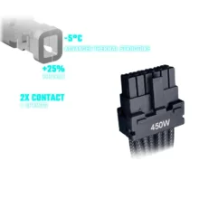 منبع تغذیه کامپیوتر 850 وات کولر مستر مدل MWE 850 Gold V3 ATX 3.1 Non-Modular