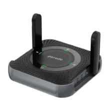 مودم روتر قابل حمل پرودو مدل PD-4GCPME-BKGY با پشتیبانی 4G LTE، باتری 4000 میلی‌آمپرساعتی با شارژدهی 12 ساعت، اتصال همزمان تا 10 دستگاه، پورت LAN و فرکانس 2.4 گیگاهرتز