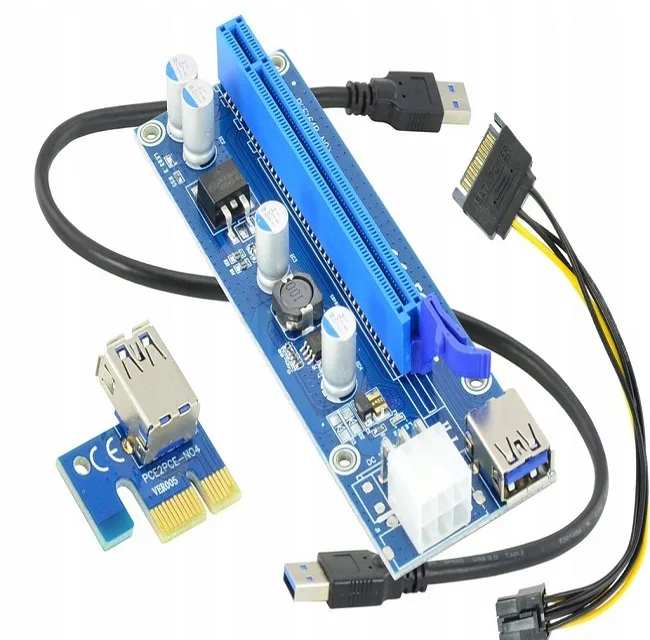 رایزر کارت گرافیک تبدیل PCI EXPRESS 1X به 16Xمدل 009S