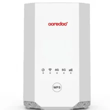 مودم روتر 4G/5G زد ال تی مدل OOREDO VOIP X28 با وای‌فای 6 AX1800، پشتیبانی همزمان 64 کاربر، پورت‌های گیگابیتی، تجمیع فرکانس خودکار و درگاه RJ11 برای تماس اینترنتی و ویپ