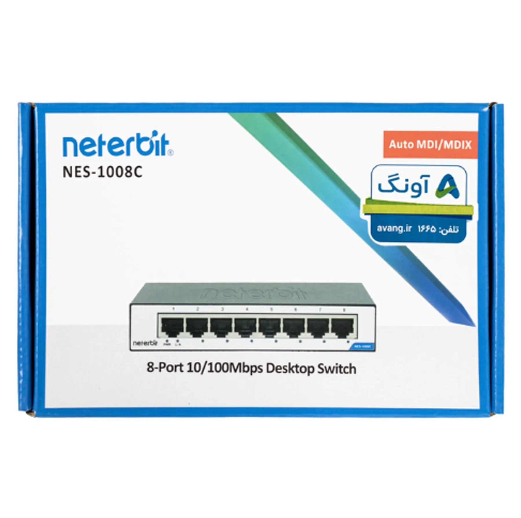 سوییچ هشت پورت نتربیت مدل NES-1008C