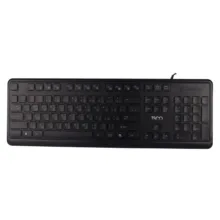کیبورد تسکو مدل TK 8046،سوییچ ممبران، Full-size، نورپردازی RGB