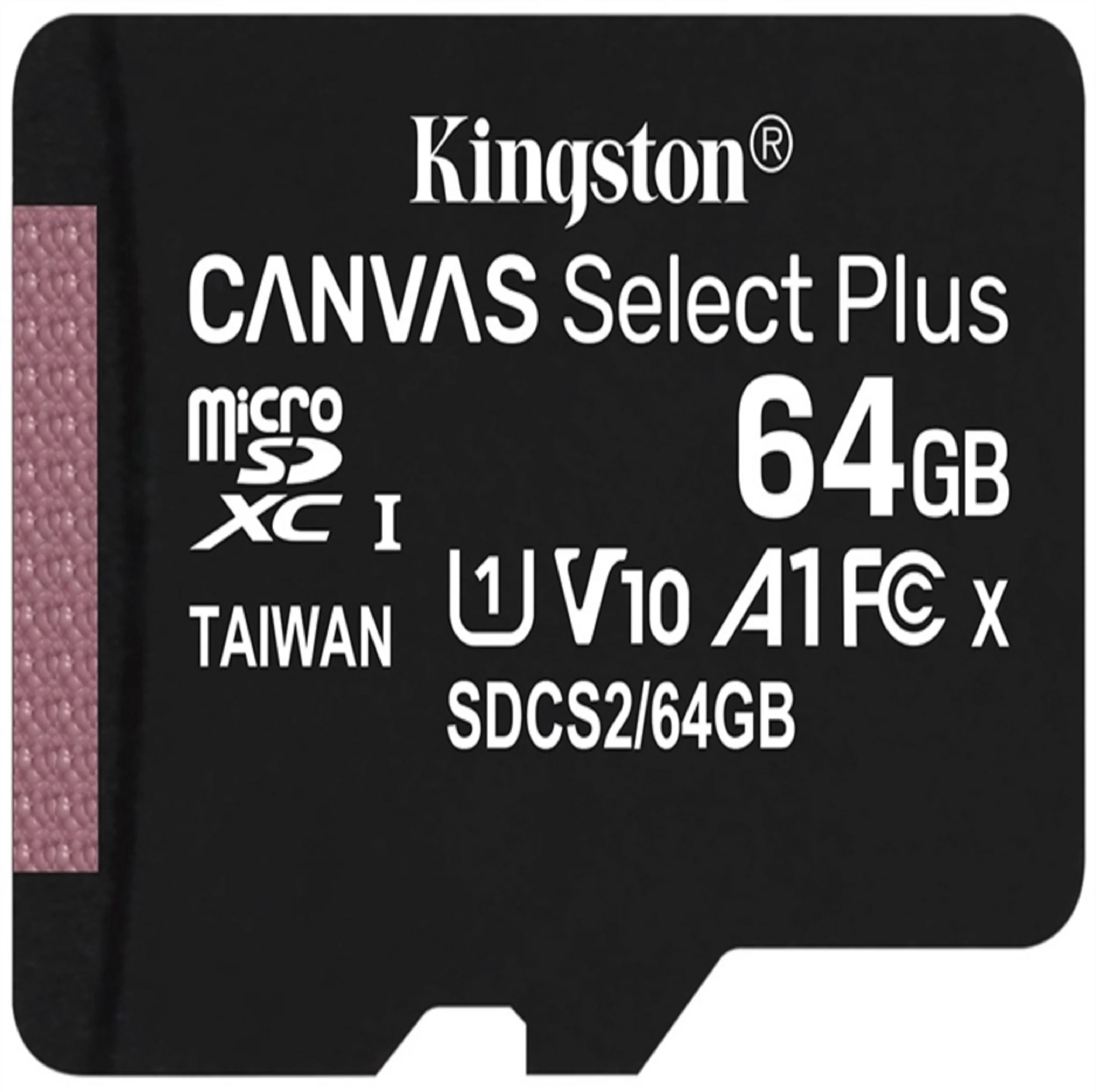 کارت حافظه microSDXC کینگستون مدل CANVAS کلاس 10 استاندارد UHS-I U1 سرعت 100MBps ظرفیت 64 گیگابایت