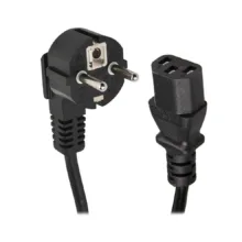 کابل برق سه پین منبع تغذیه کامپیوتر زبیون مدل POWER CORD طول 1.4 متر