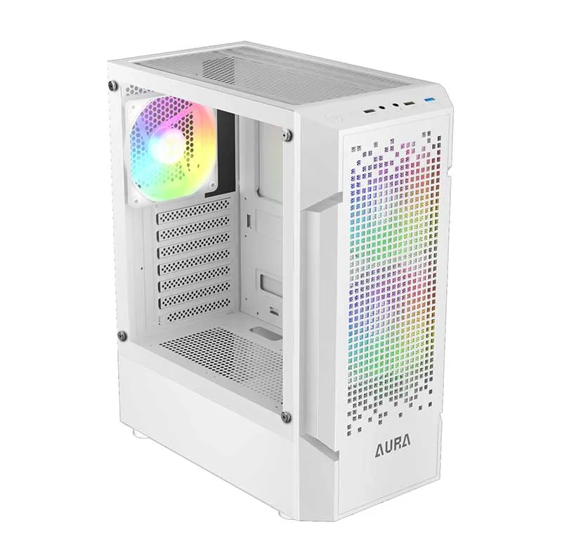 کیس کامپیوتر گیم دیاس مدل AURA GC7 WH ARGB