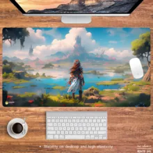 ماوس پد هومرو مدل MX1551 طرح بازی Horizon Zero Dawn