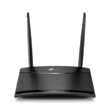 مودم روتر 4G تی پی‌لینک مدل TL-MR100 با پشتیبانی از شبکه 4.5G، قابلیت اتصال سیم کارت، آنتن خارجی، پورت LAN و WAN، مناسب استفاده خانگی و اداری و پشتیبانی همزمان تا 32 کاربر