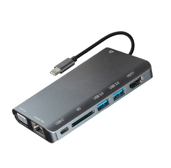 هاب 8 پورت USB-C کی نت مدل s9
