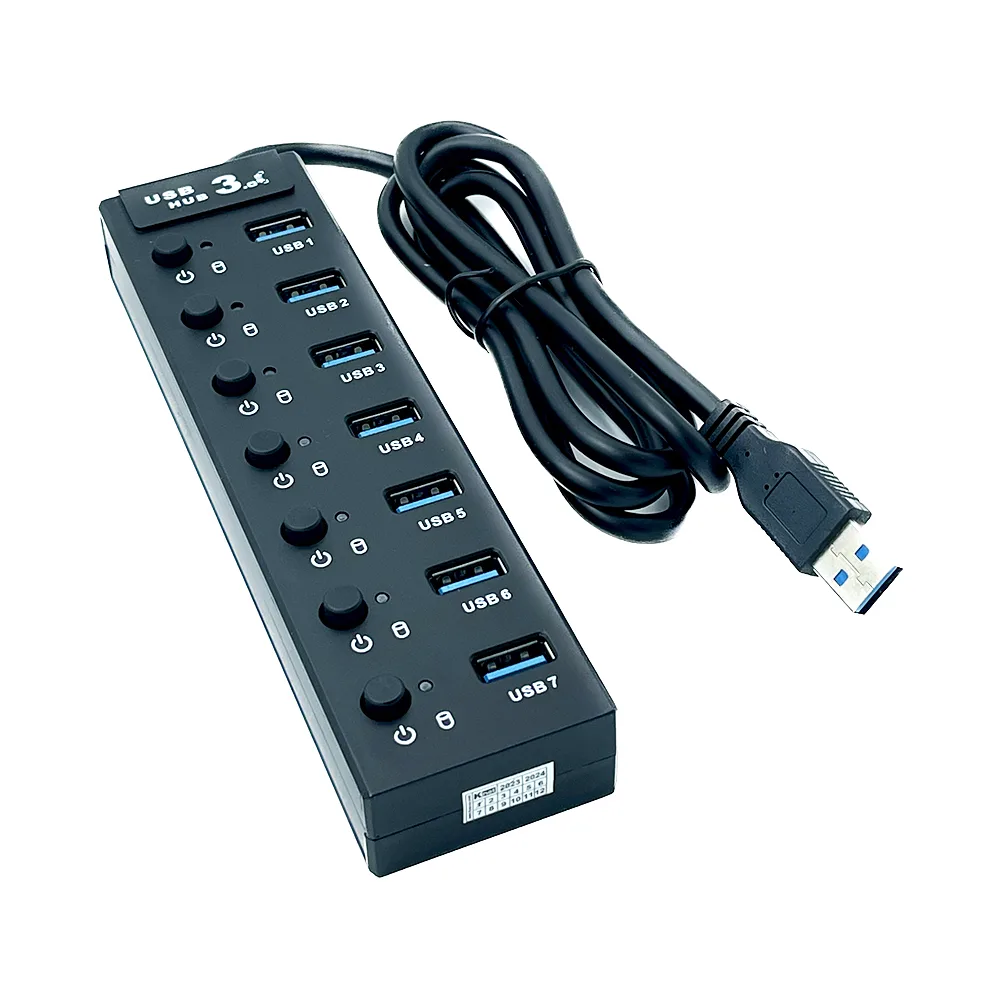 هاب 7 پورت USB 3.0 کی نت مدل H9