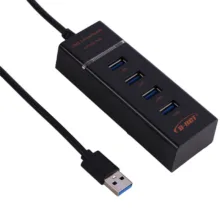 هاب 4 پورت USB 2.0 دی نت مدل DT-423 طول 30 سانتی متر