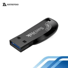 فلش مموری سن دیسک مدل ULTRA SHIFT CZ410 ظرفیت 32 گیگابایت، رابط USB 3.1 با سرعت خواندن 100 مگابایت بر ثانیه، مناسب ضبط خودرو و تلویزیون، دارای نرم‌افزار امنیتی SanDisk SecureAccess و بازیابی فایل RESCUEPRO DELUXE