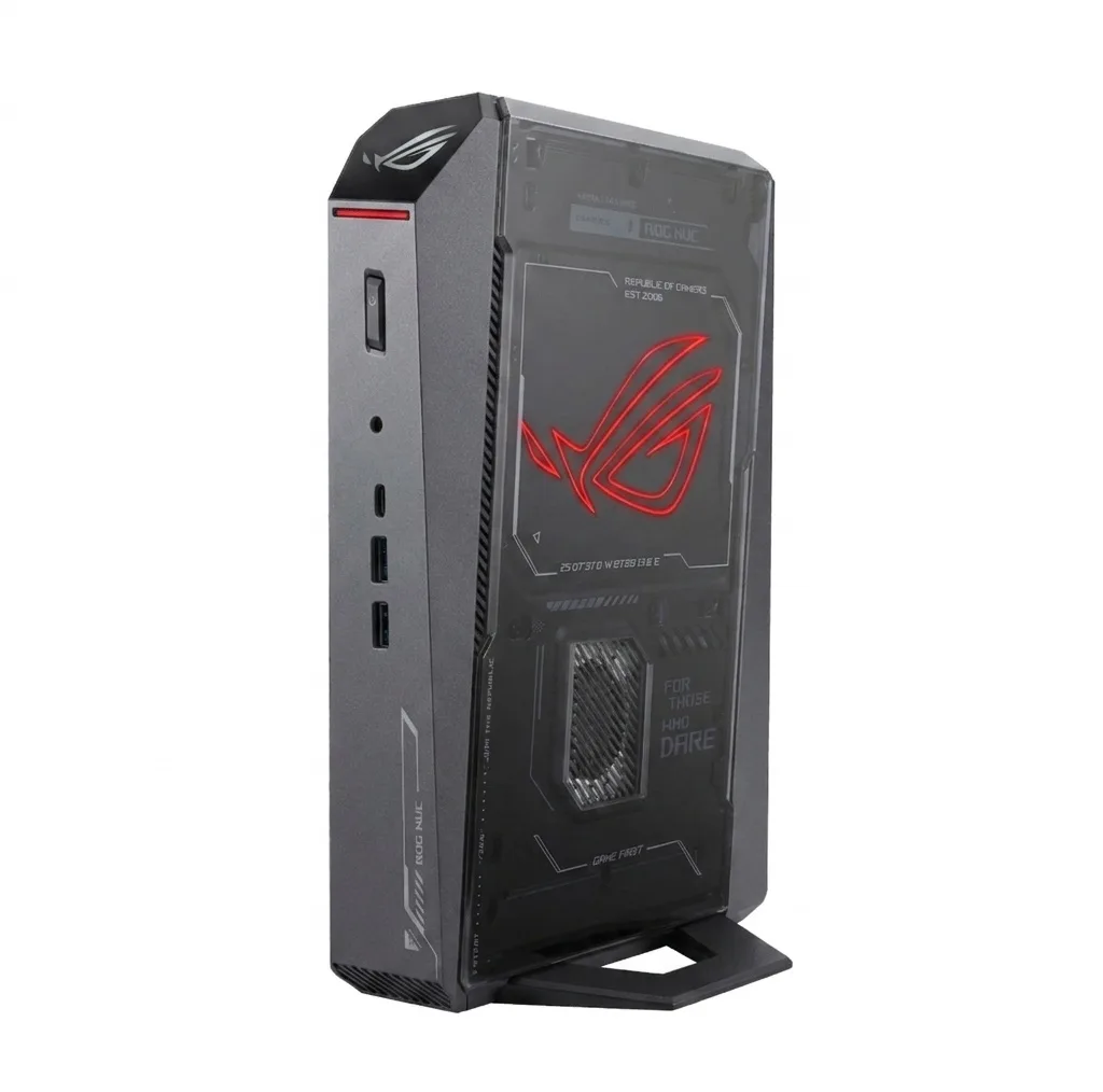 کامپیوتر کوچک ایسوس مدل NUC15JNK9 با پردازنده Core Ultra 9 Core Ultra 9-275HX حافظه SSD با ظرفیت 1 ترابایت رم DDR5 با ظرفیت 32 گیگابایت پردازنده گرافیکی Intel