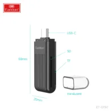 کارت‌خوان ارلدام مدل 2IN1 Card Reader USB-C OT97