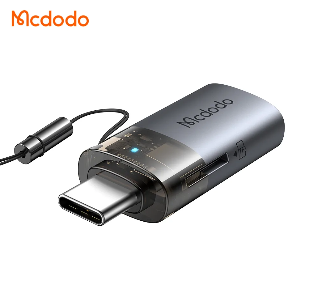 مبدل USB-A / Micro SD به USB-C مک دودو مدل OT-7600