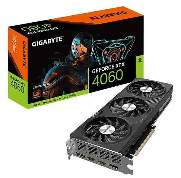 کارت گرافیک مبتنی بر NVIDIA گیگابایت مدل GV-N4060GAMING OC-8GD