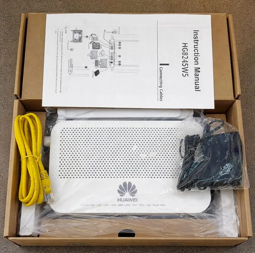 مودم روتر فیبر نوری GPON هوآوی مدل HG8245W5