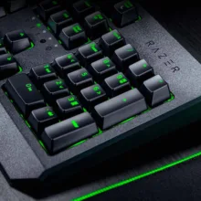 کیبورد گیمینگ ریزر مدل BlackWidow Essential Green Switch