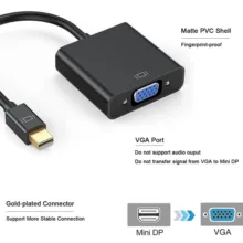 مبدل Mini Display Port به VGA تی سی تراست مدل TC-MDP2V