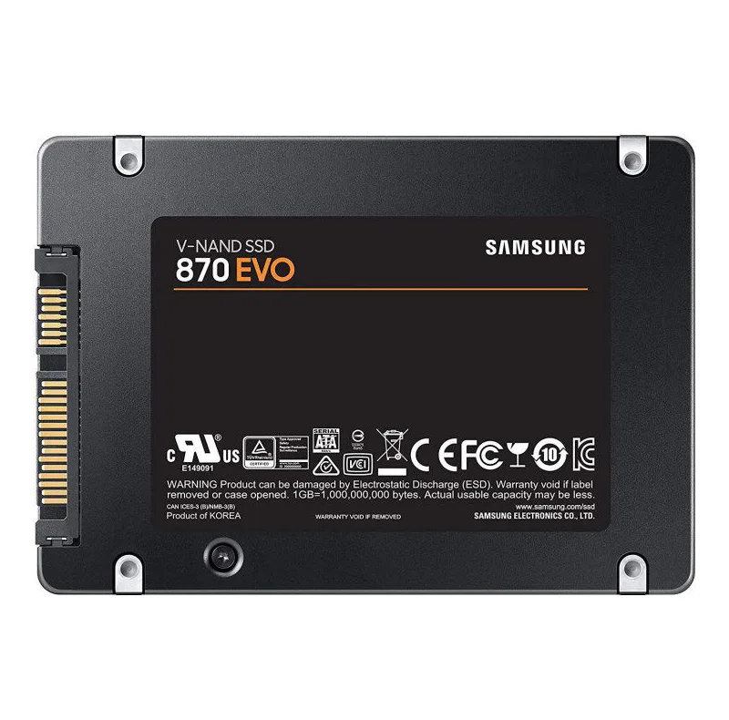 اس اس دی اینترنال SATA III سامسونگ مدل EVO 870 ظرفیت 250 گیگابایت