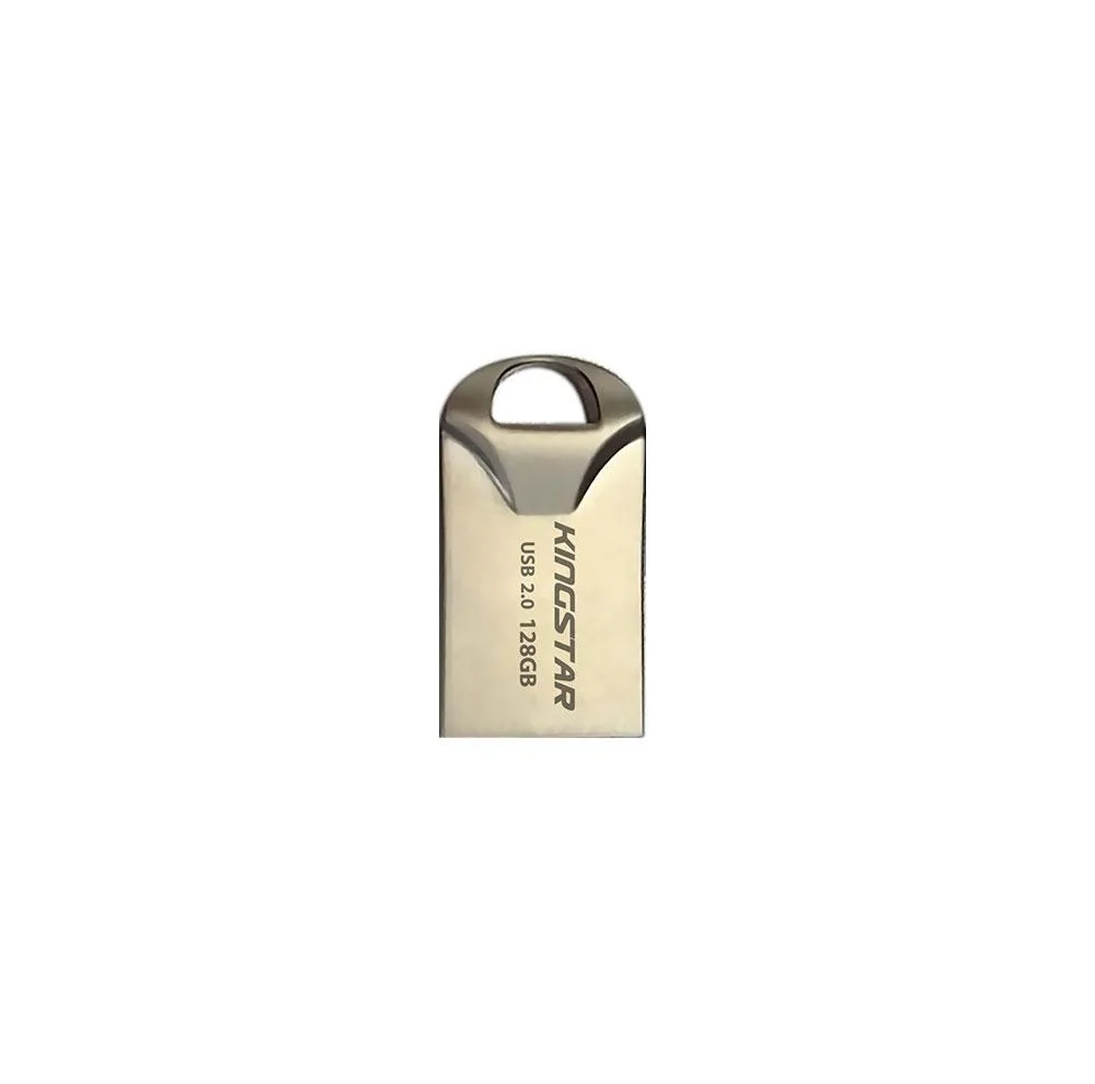 فلش مموری 32 گیگابایت کینگ استار مدل KS218 با رابط USB 2.0 و بدنه فلزی بندانگشتی