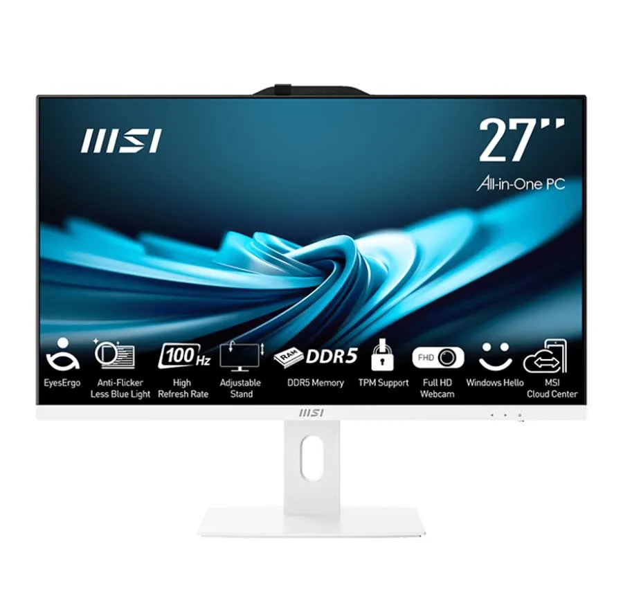 کامپیوتر همه کاره 27 اینچ ام اس آی مدل Pro AP272P 14M-i3 14100-8GB DDR5-500GB SSD-IPS