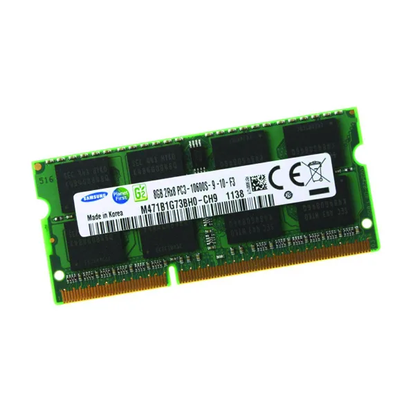 رم لپ تاپ DDR3 تک کاناله 1333 مگاهرتز CL19 سامسونگ مدل ch9 ظرفیت 8 گیگابایت