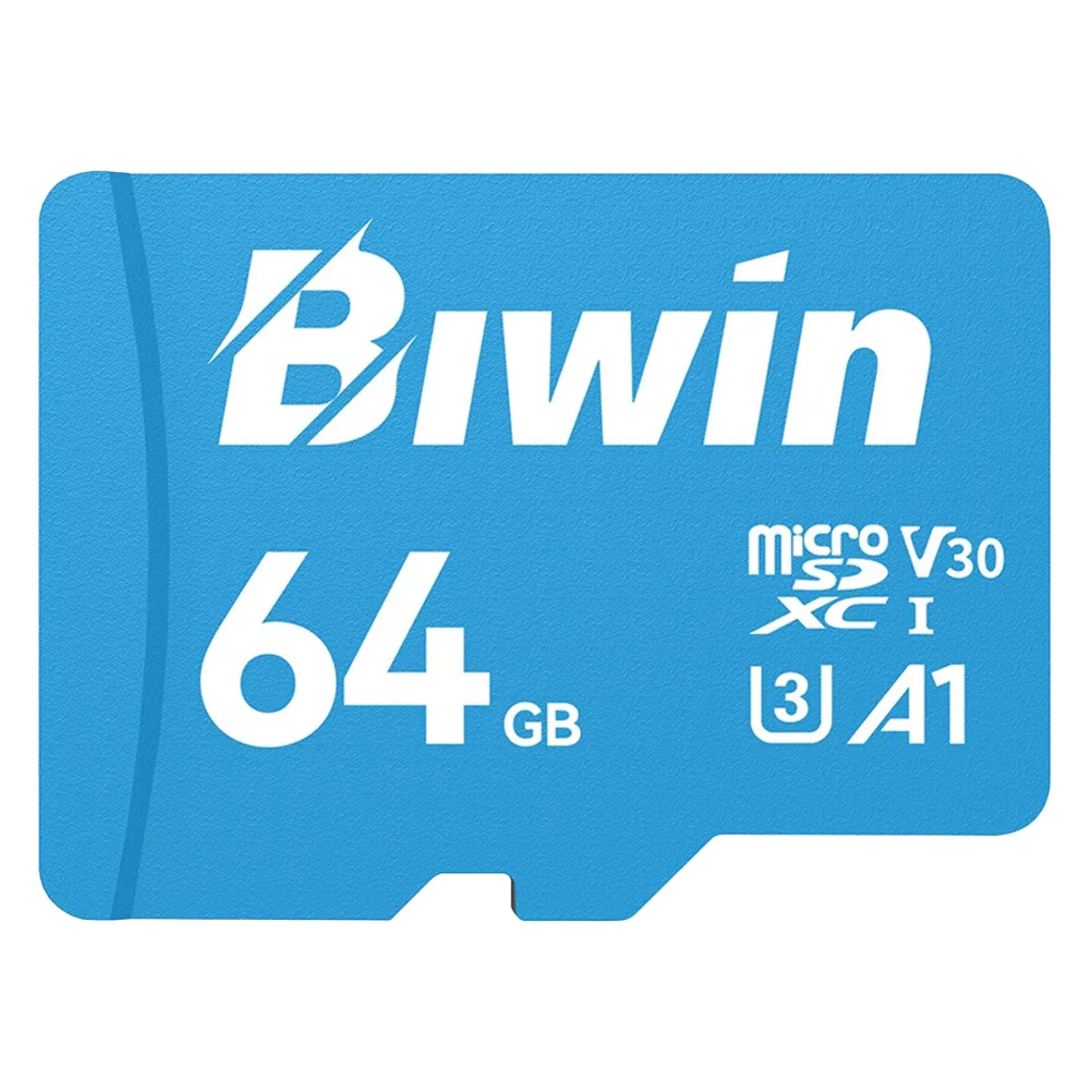 کارت حافظه microSDXC بیوین مدل MS100 کلاس 10 استاندارد UHS-I U3 V30 A1 سرعت 100MBps ظرفیت 64 گیگابایت