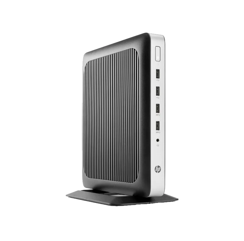 کامپیوتر کوچک اچ پی مدل T630-R با پردازنده Dual Core GX-420GI حافظه SSD با ظرفیت 128 گیگابایت رم DDR4 با ظرفیت چهار گیگابایت پردازنده گرافیکی AMD
