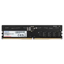 رم دسکتاپ DDR5 ای دیتا مدل U-DIMM ظرفیت 16 گیگابایت، با فرکانس 5600 مگاهرتز، تایمینگ CL46 و معماری تک‌کاناله