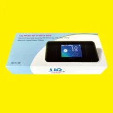 مودم همراه 4G یوکیو مدل Speed Wifi Next W06 با صفحه نمایش 2.4 اینچی تاچ اسکرین، باتری 3000 میلی‌آمپری با شارژدهی 7 ساعت، پشتیبانی همزمان 16 کاربر، اتصال از طریق سیمکارت و کابل Type-C، سازگار با ویندوز و مک او اس