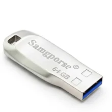 فلش مموری 64 گیگابایت سمگپرس مدل UDP Plus با رابط USB 3.0، بدنه آلیاژ فولاد و مقاومت در برابر شوک و لرزش