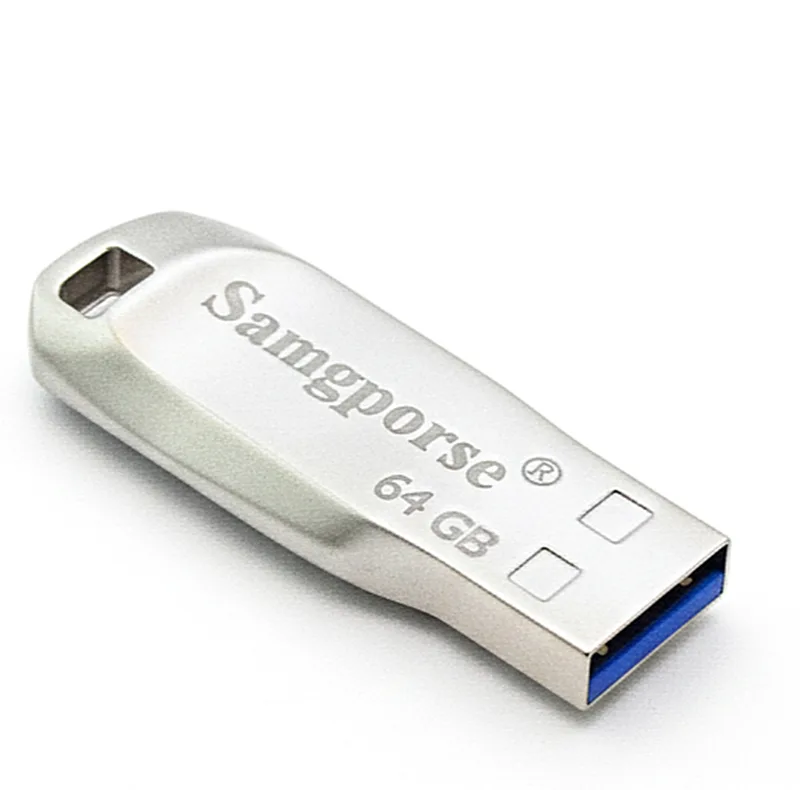 فلش مموری 64 گیگابایت سمگپرس مدل UDP Plus با رابط USB 3.0، بدنه آلیاژ فولاد و مقاومت در برابر شوک و لرزش