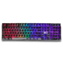 کیبورد گیمینگ سابیت مدل GK-5200، سوییچ ممبران، Full-Size، نورپردازی LED RGB