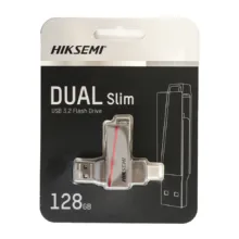 فلش مموری هایک سمی مدل DUAL SLIM E307C ظرفیت 128 گیگابایت با رابط USB 3.2