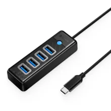 هاب 4 پورت USB -C اوریکو مدل PW4U-C3