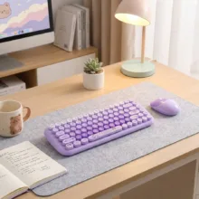 کیبورد و ماوس بی سیم مافی مدل candy fashion multicolor، سوییچ ممبران، Tenkeyless