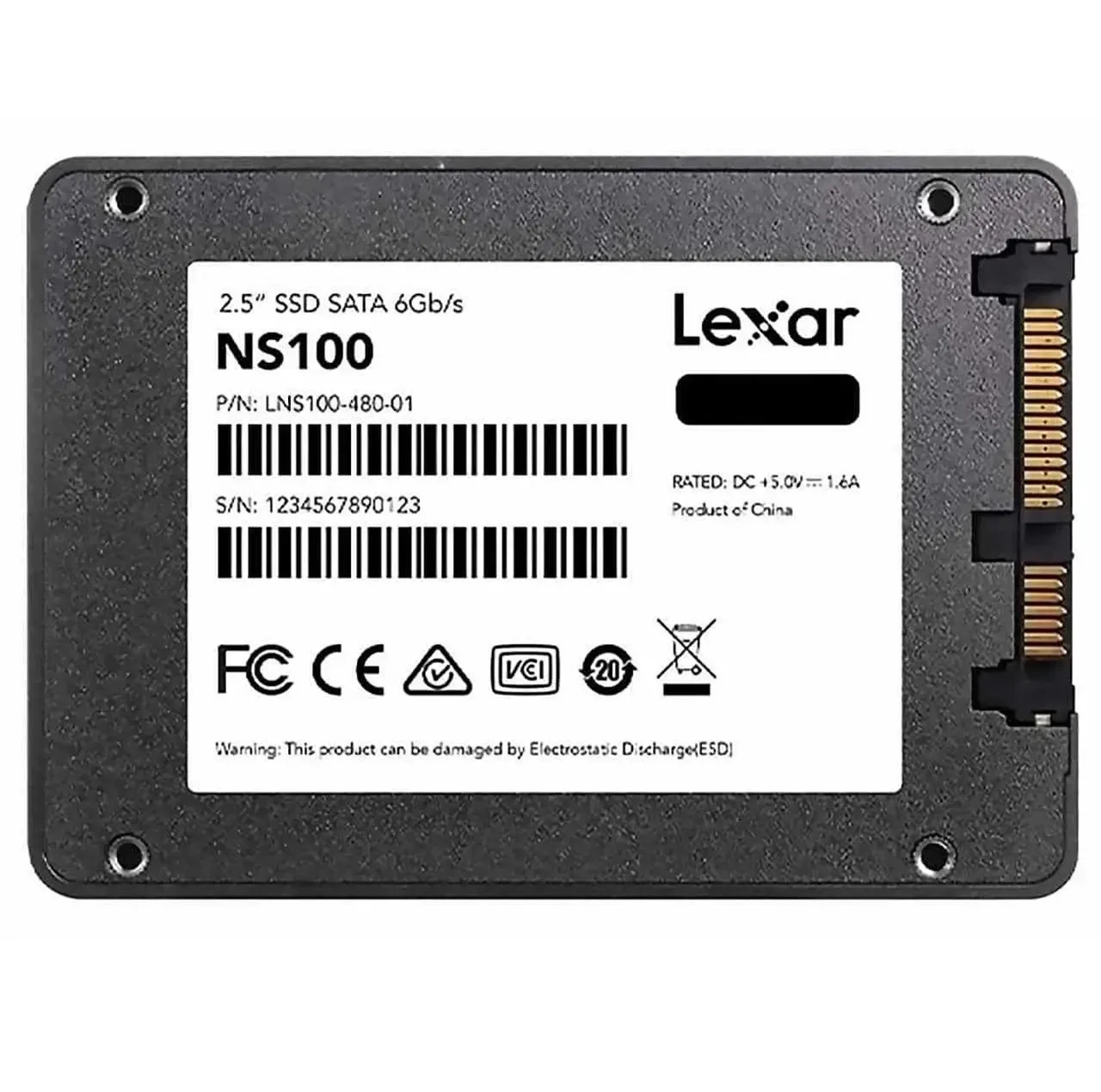 اس اس دی اینترنال SATA III لکسار مدل NS100 ظرفیت 128 گیگابایت
